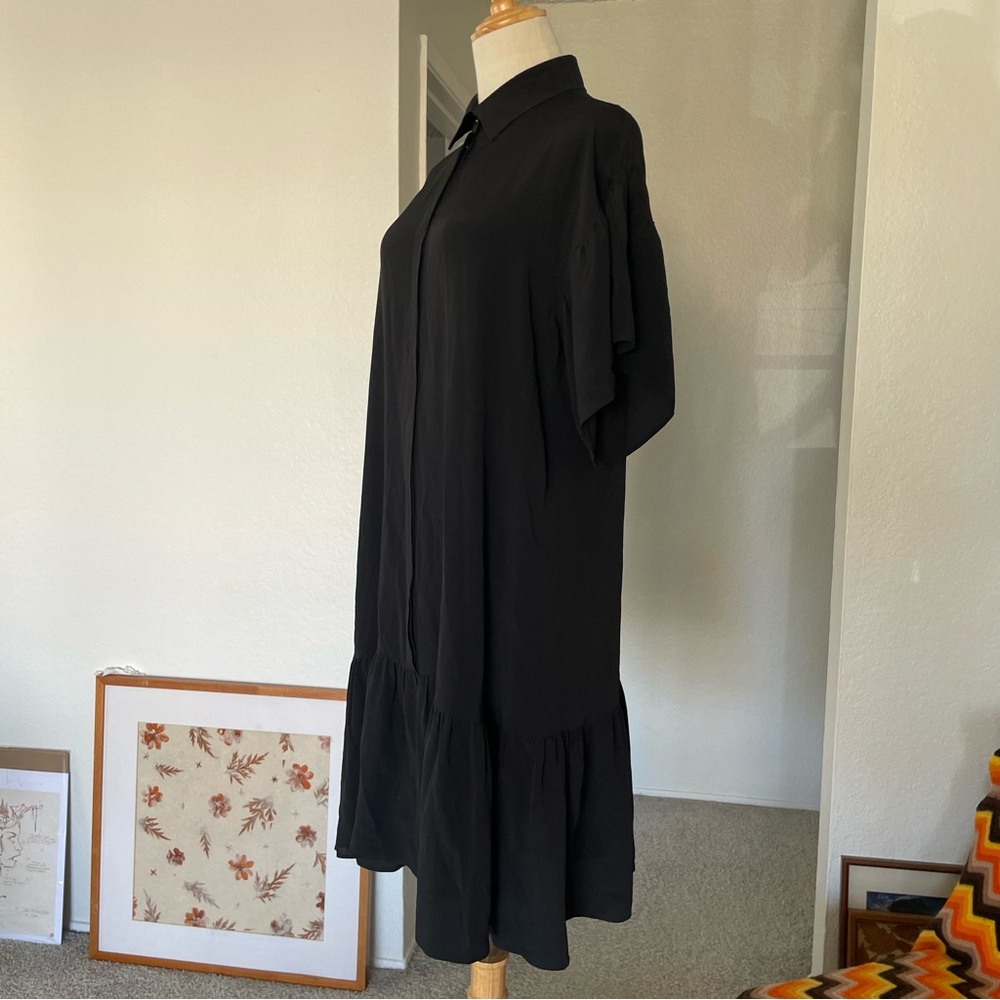 Marella Silk Blend Collar Buttoned Lightweight Mi… - image 4